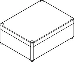 Elektro Plast Nasielsk Elektro-Plast Pramonės izoliacija n / t 220 x 170 x 86mm IP65 pilka (2716- 01)