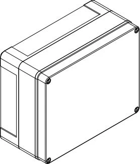 Elektro Plast Nasielsk 2726-00 INDUSTRIAL Hermetiška dėžutė n/t 340x270x165 IP65 rutuliukas 2726-00