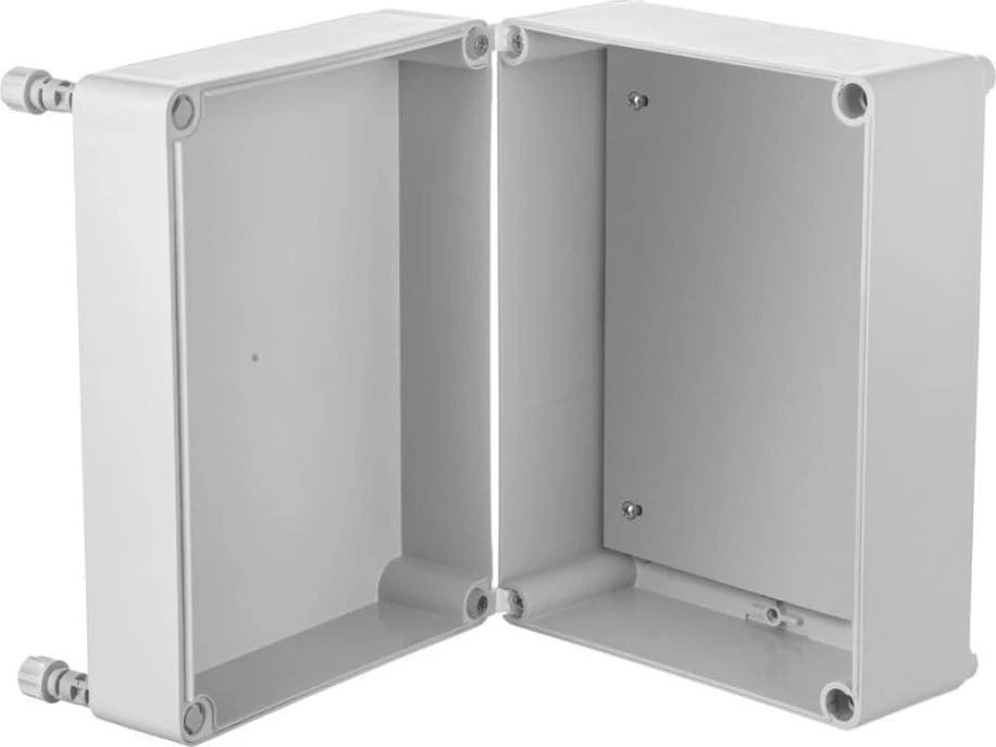 Elektro Plast Nasielsk Elektro-Plast PRAMONINĖ Hermetiška dėžutė n/t 220x170x107 su vyriais IP65 pilka 2717-03