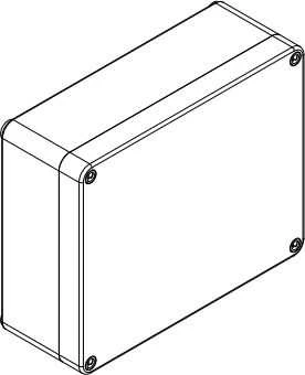 Elektro Plast Nasielsk 2723-00 INDUSTRIAL Hermetiška dėžė n/t 313x253x115 IP65 kamuolys 2723-00