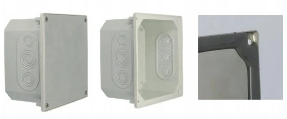 Elektro Plast 64.161 Ppt-EH161 hermetiška fasado dėžė p/t IK10 IP65 plastikinis dangtelis 64.161