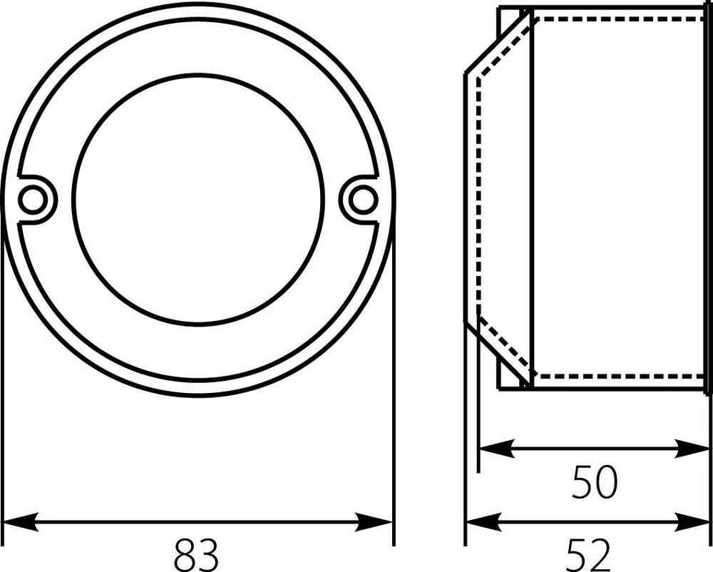Elektro Plast 13,45 Įleidžiamoji dėžutė 80 mm gipso kartono plokštė, balta PO-80EP 13,45