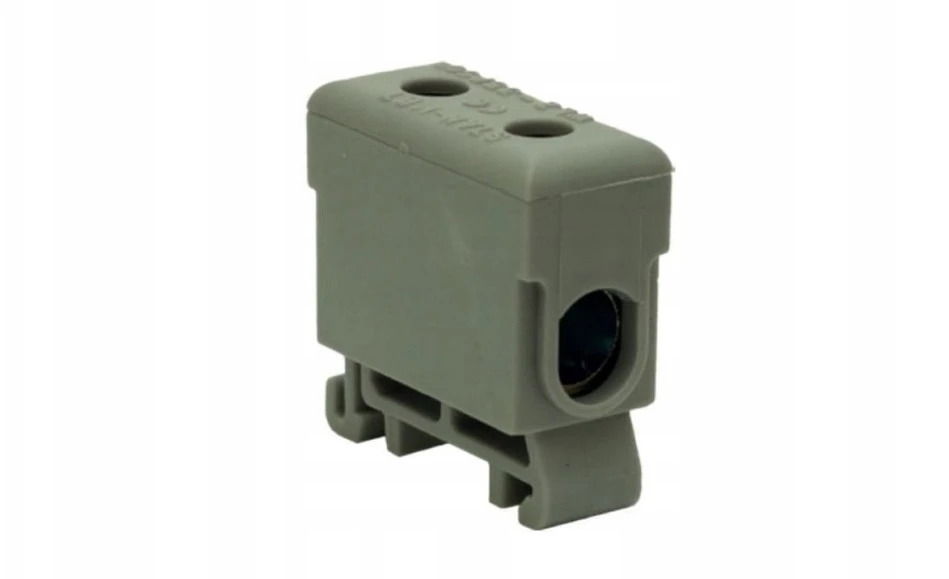 Elektro Plast 48.506 1 polių paskirstymo blokas AL/CU 35-150mm2 pilkas plokščias ir TH bėgelis WLZ35P/150/s 48.506