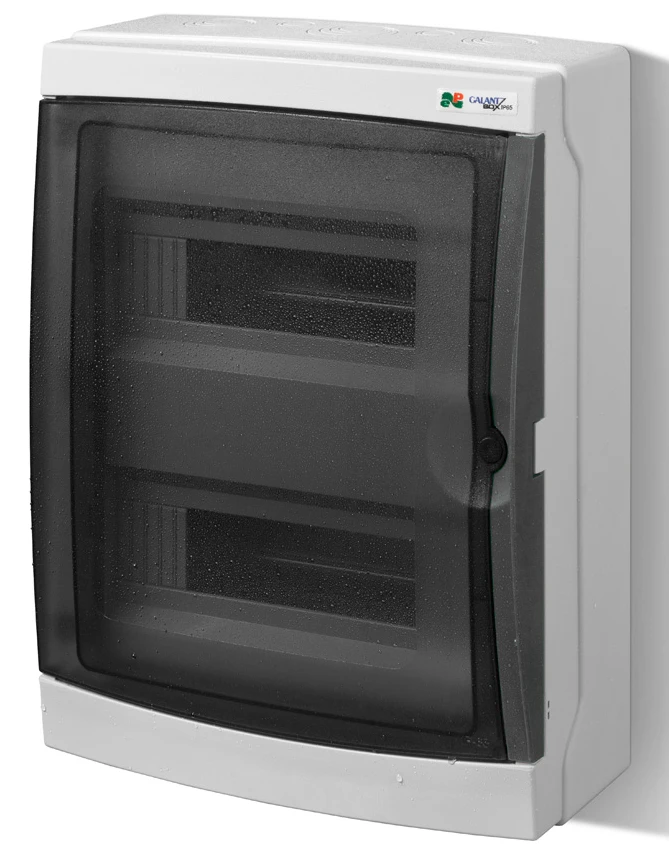Elektro Plast Nasielsk Elektro-Plast Paviršiaus montuojami moduliniai skirstomieji įrenginiai Galant Plus RN-2/26 IP 65 N+PE (1605-01)