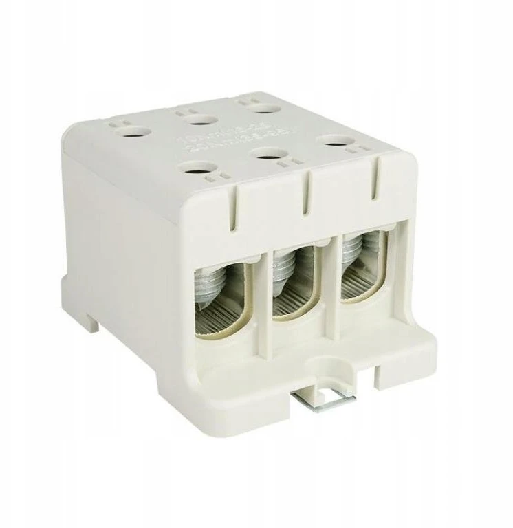 Elektro Plast 48.396 3 polių paskirstymo blokas AL/CU 3x95mm2 pilkas plokščias montavimas ir TH bėgis WLZ35/3x95/s 48.396