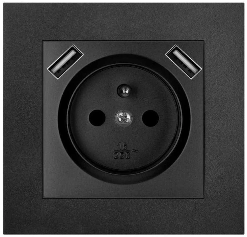 PAVIENIS LIZDAS SU MAITINIMO ŠALTINIU USB SANTRA/4188-19/EPN 230 V 16 A Elektro-Plast