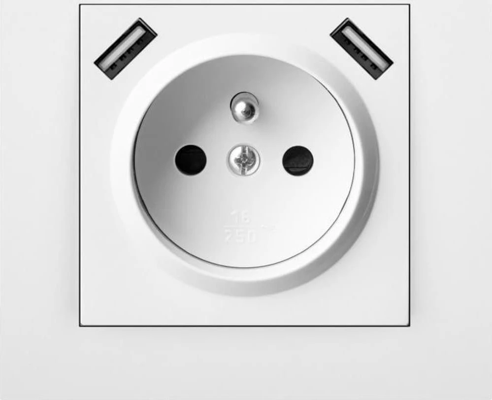 PAVIENIS LIZDAS SU MAITINIMO ŠALTINIU USB SANTRA/4188-10/EPN 230 V 16 A Elektro-Plast