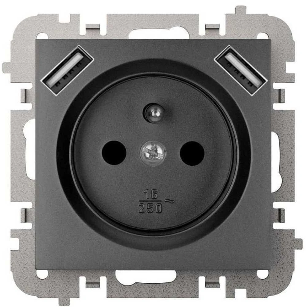 PAVIENIS LIZDAS SU MAITINIMO ŠALTINIU USB SANTRA/4188-19/EPN 230 V 16 A Elektro-Plast