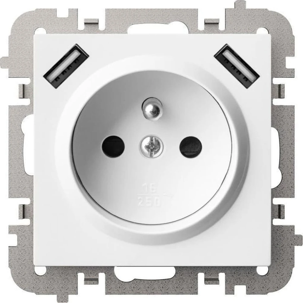 PAVIENIS LIZDAS SU MAITINIMO ŠALTINIU USB SANTRA/4188-10/EPN 230 V 16 A Elektro-Plast