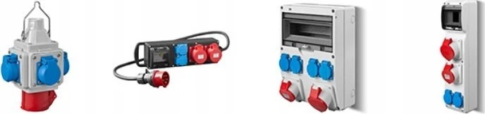 Elektro Plast Nasielsk Elektro-Plast Statybiniai skirstomieji įrenginiai RS 2x2P+Z 3P+N+Z 16A 3P+N+Z 32A 6228-00