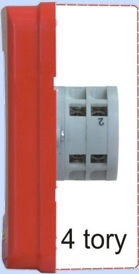 Elektromet Signalizacijos jungiklis su užraktu 4Z 12A /MAIN SWITCH/ IP55 WGZ-5s (921494)