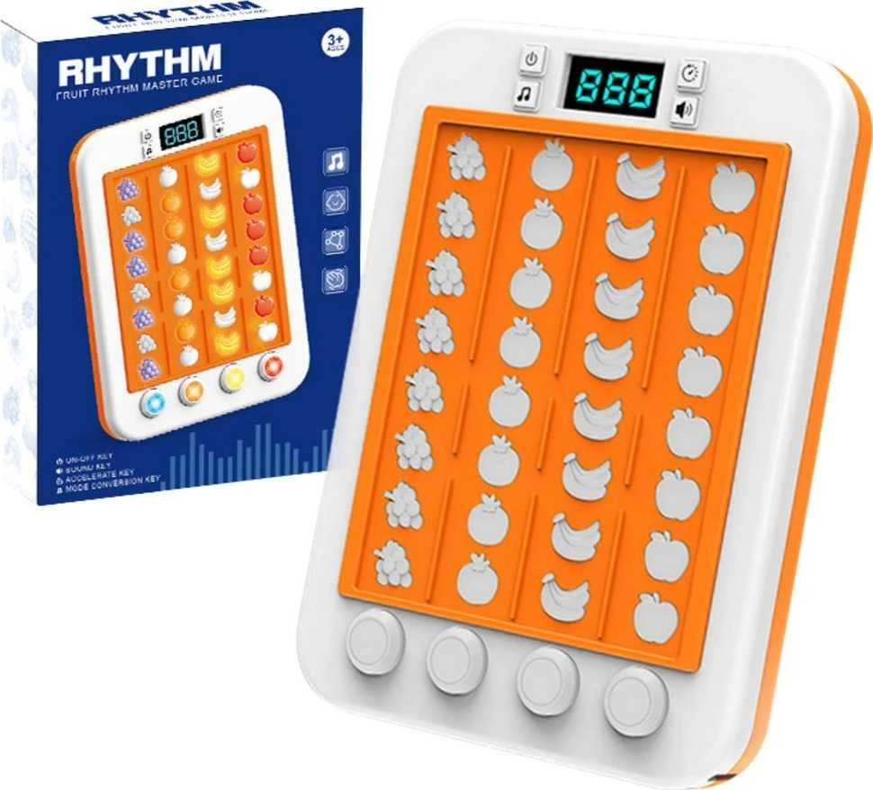 Lean Toys Elektroninis ritminis žaidimas su vaisių motyvais