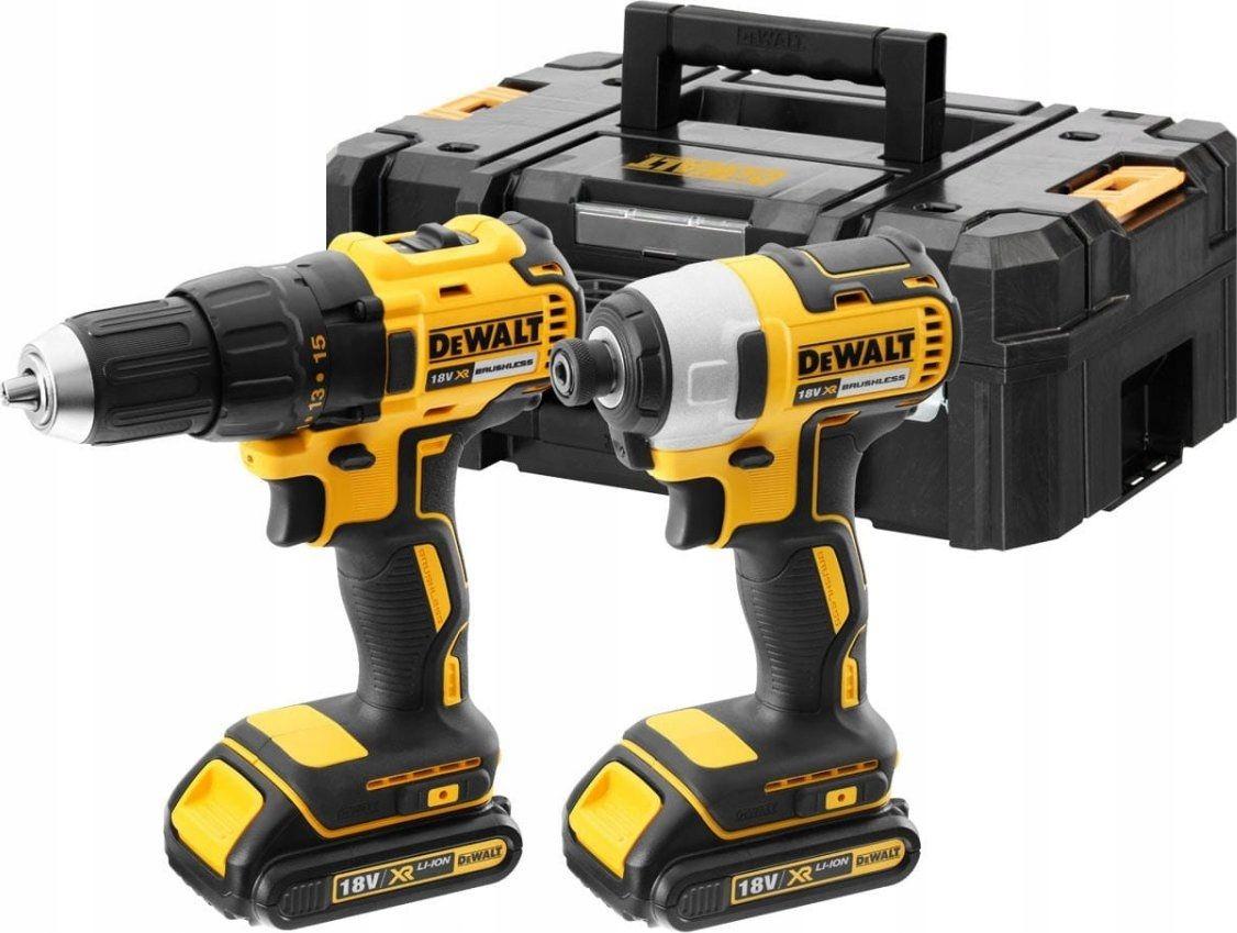 DEWALT COMBO SET 18V DCD777 + DCF787 2x2.0Ah TSTAK II, žema kaina