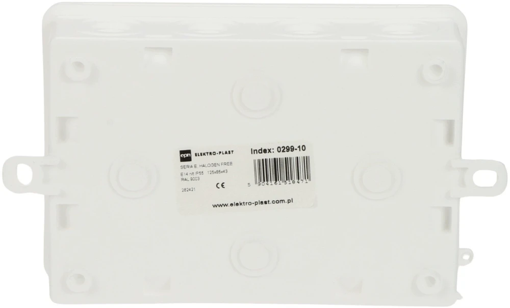 Elektroplast PUSZKA ODGAŁĘŹNA E14-125X85X43/W IP55 Elektro-Plast