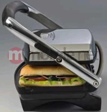 Sumuštinių keptuvas Ariete Toast & Grilis Slim 1911 sidabrinė