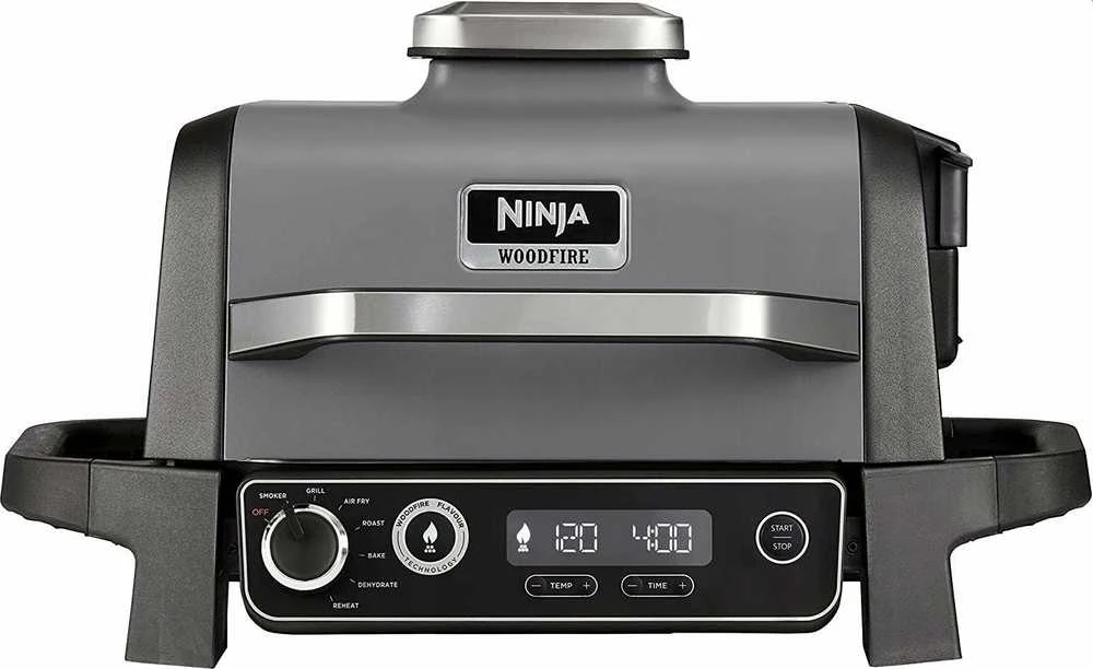 Ninja Kitchen Woodfire™ Lauko grilis/kepsninė