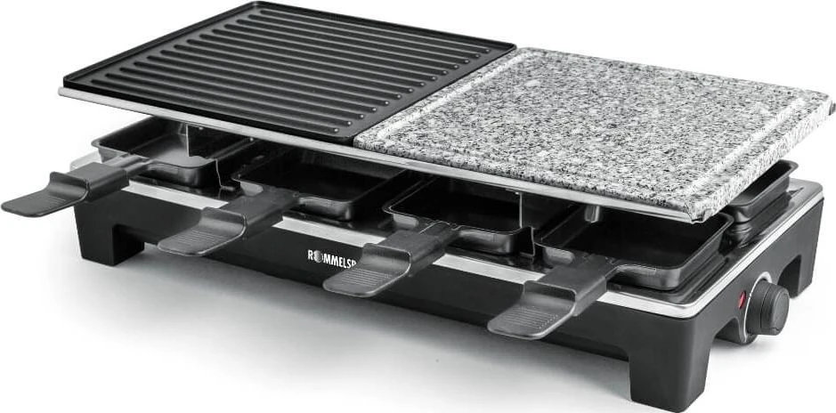 Rommelsbacher | Raclette grill | RCS 1350 | Grilis | 1350 W | Juodas/Pilkas