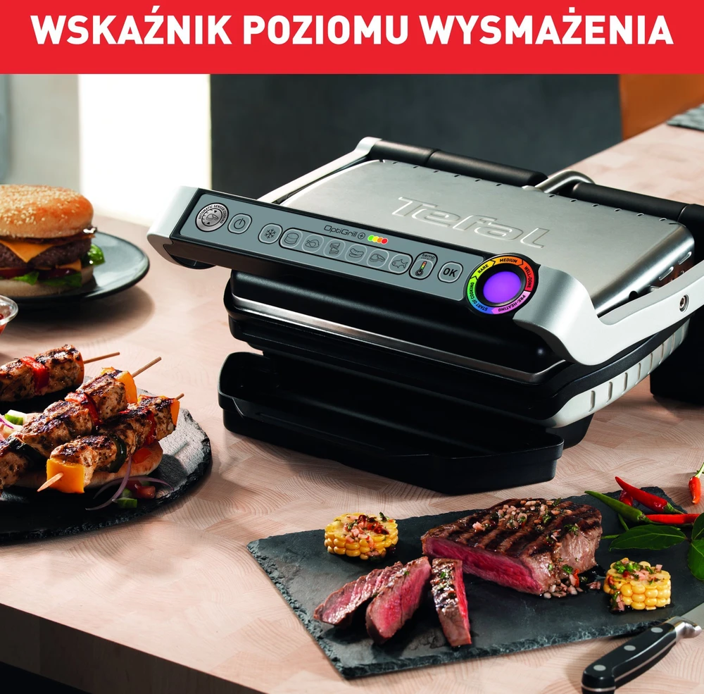 TEFAL elektrinis grilis GC712D34 Sidabrinis / Juodas
