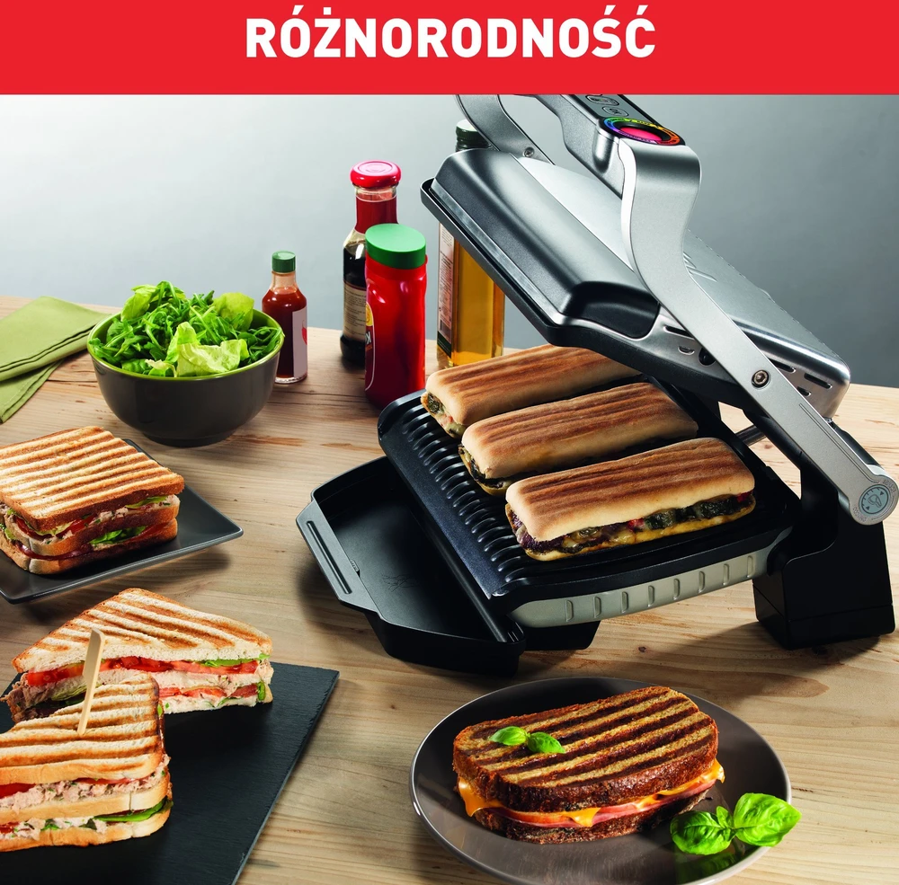 TEFAL elektrinis grilis GC712D34 Sidabrinis / Juodas