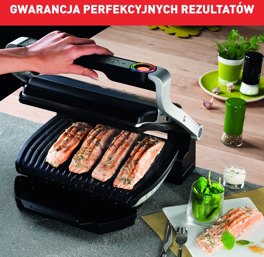 TEFAL elektrinis grilis GC712D34 Sidabrinis / Juodas