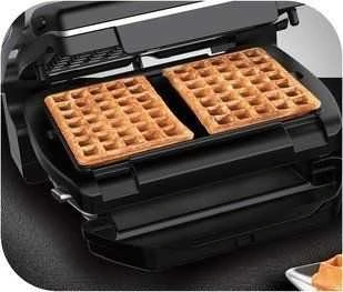 Elektrinė kepsninė Tefal OptiGrill+ + Vaflių plokščių rinkinys GC716D12
