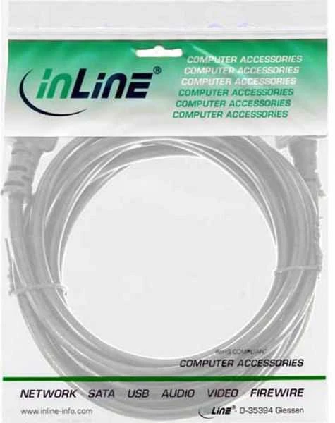 Elektros kabelis InLine IEC įrenginio plėtinys C13 (16632G)