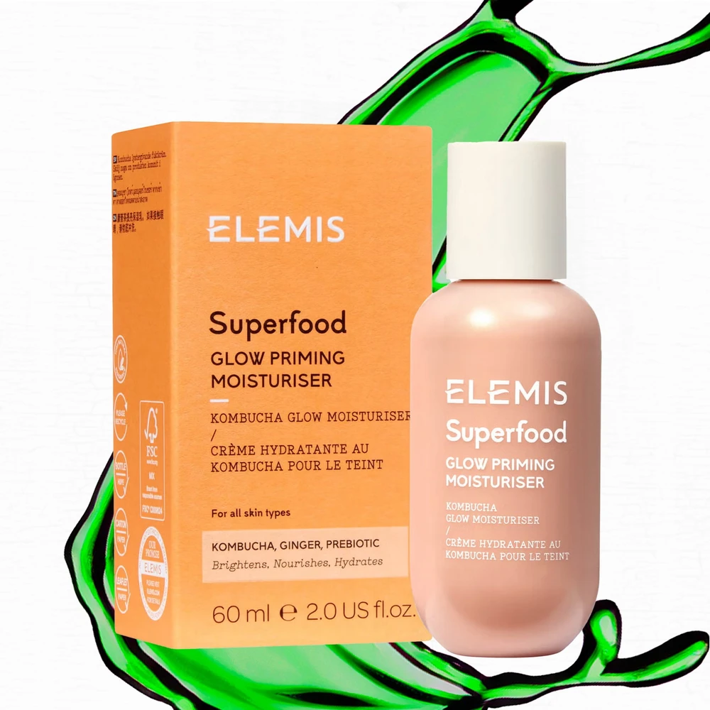 Elemis Superfood Glow Priming Moisturizer skaistinamasis drėkinamasis kremas, 60 ml
