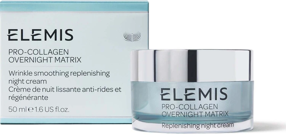 „Elemis Pro-Collagen Overnight Matrix“ raukšles mažinantis naktinis kremas veidui, 50 ml