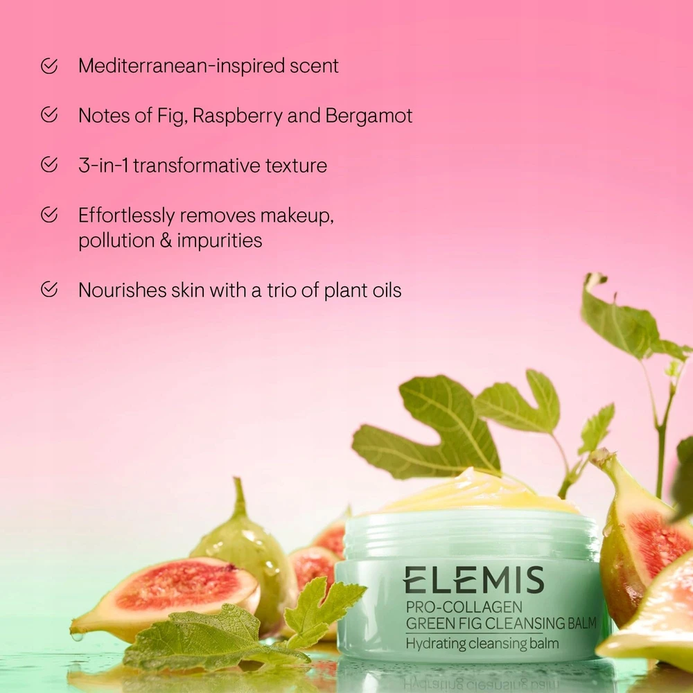 Elemis Pro-Collagen Žalias Fig Cleansing Balm valomasis balzamas veidui, 100 g