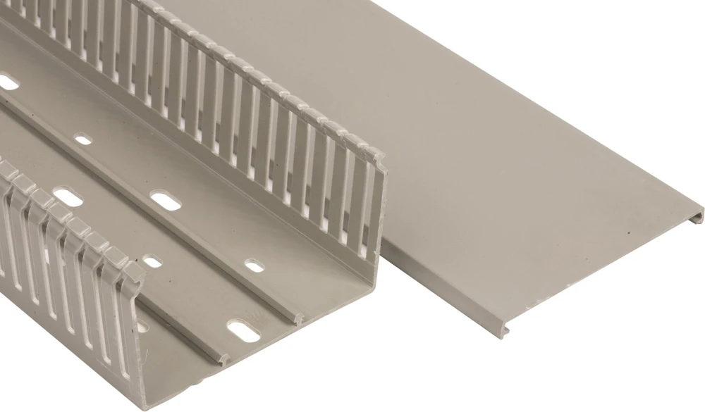Elettrocanali ECS10060 Savaime gesinantis šukinis kabelių lovelis 100x60 pilkas su PV UV danga /2m/ ECS10060 (20m pakuotė)