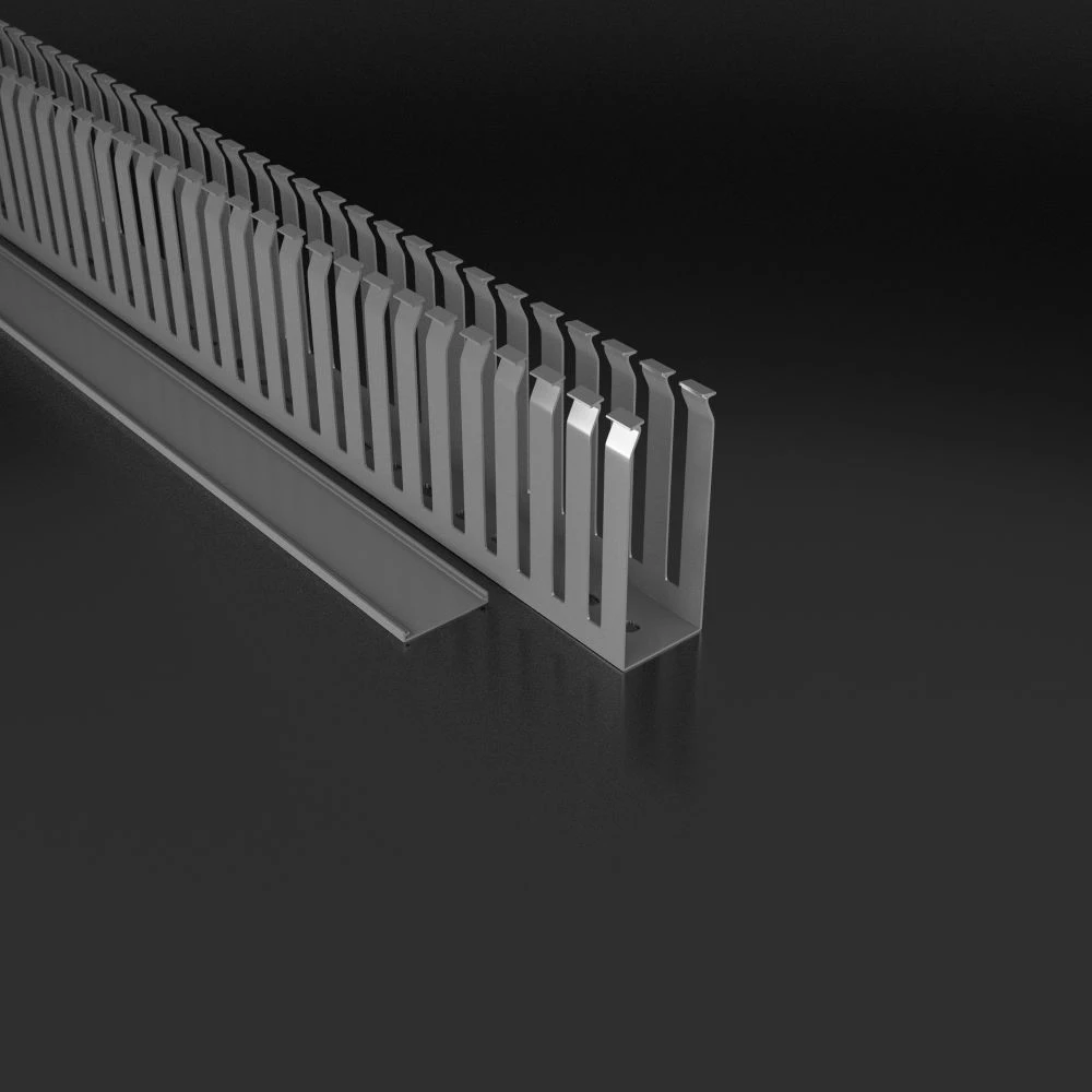 Elettrocanali ECS40100 Savaime gesinantis šukų padėklas 40x100 pilkas su UV apsauga ECS40100 /2m/