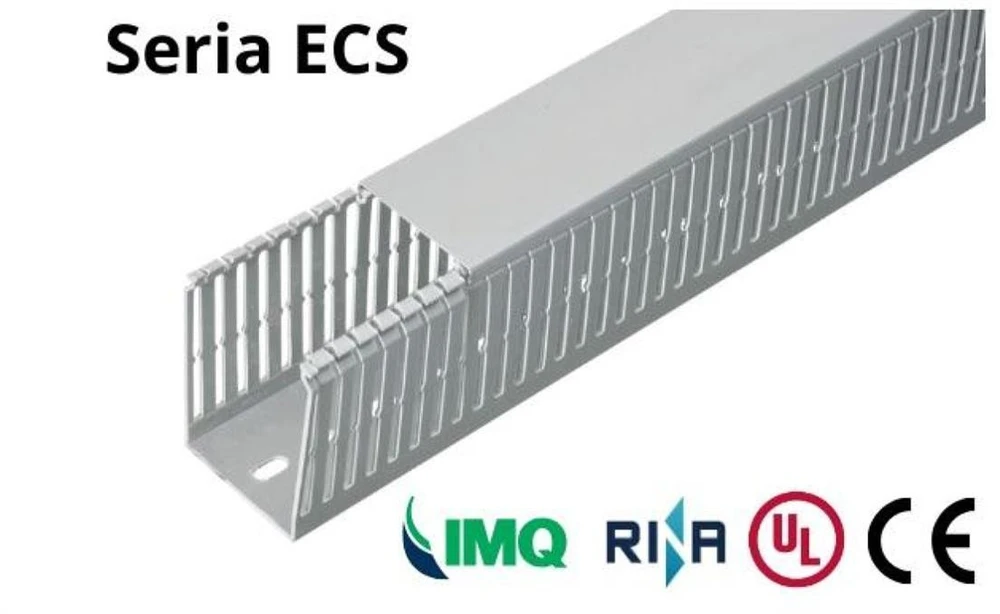 Elettrocanali ECS15080 Savaime gesinantis korių padėklas 4/6/4 150x80 pilkas su PV UV danga /2m/ ECS15080