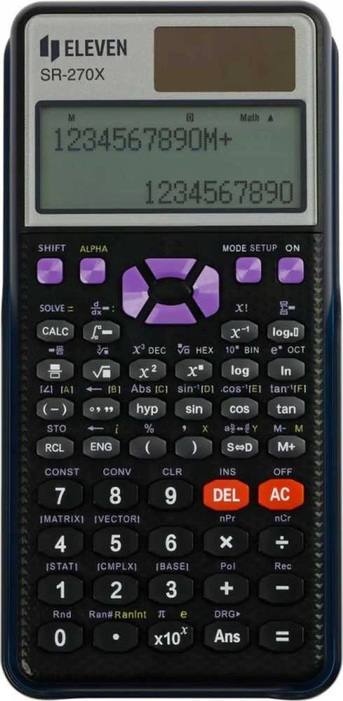 Skaičiuotuvas ELEVEN SR-270X, 417 funkcijų