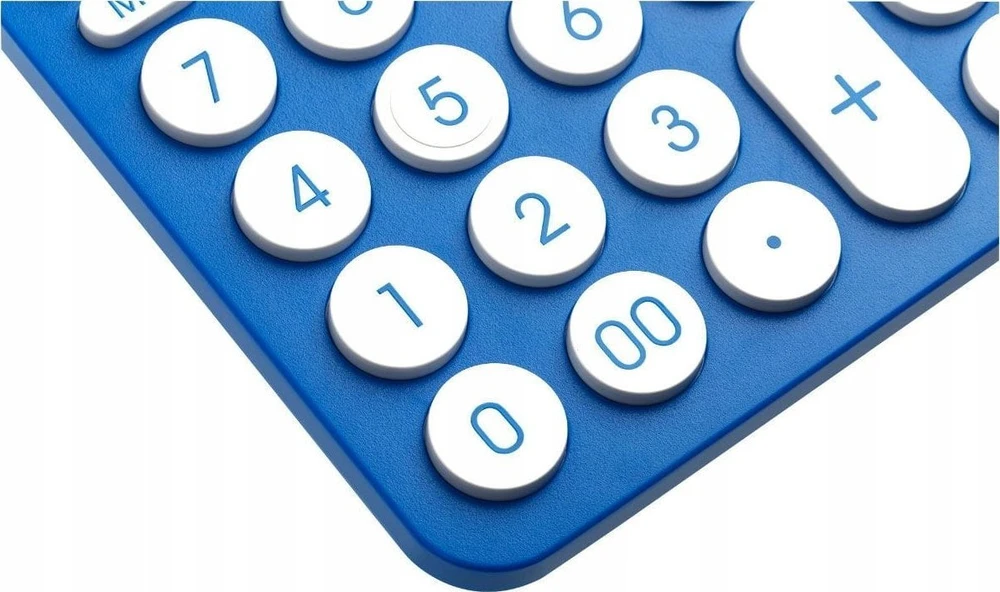 Eleven ELEVEN Calculator Mėlynas stalinis skaičiuotuvas, apvalūs balti mygtukai, RK2311BL