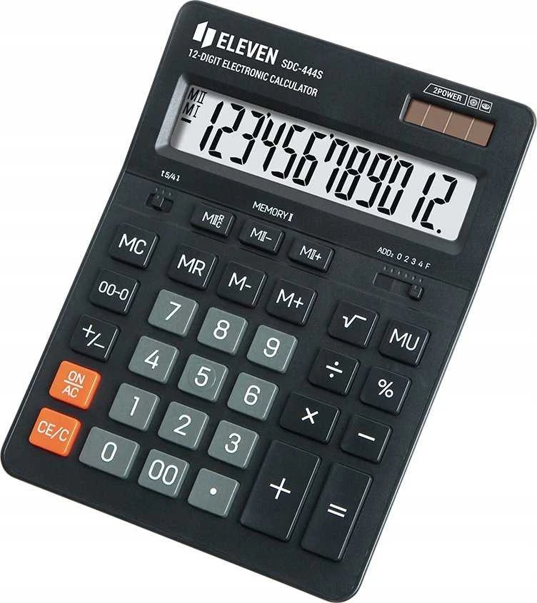 Inne ELEVEN desktop skaičiuotuvas SDC-444S juodas