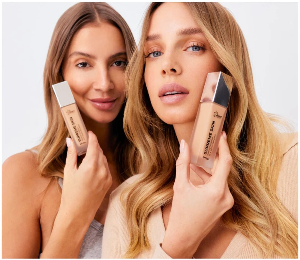Elever Supreme Skin SPF50+ lengvas veido pagrindas porcelianas 30ml