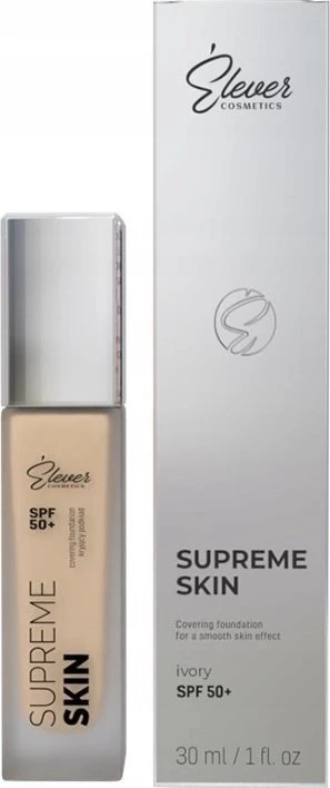 Elever Supreme Skin SPF50+ lengvas veido pagrindas Ivory 30ml