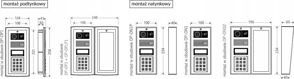 ELFON OPTIMA OP-MA765R-G MODULIS SU RFID GRAFITU