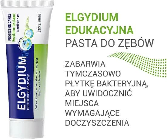 Elgydium, Elgydium, Nuo apnašų, Dantų pasta, 50 ml