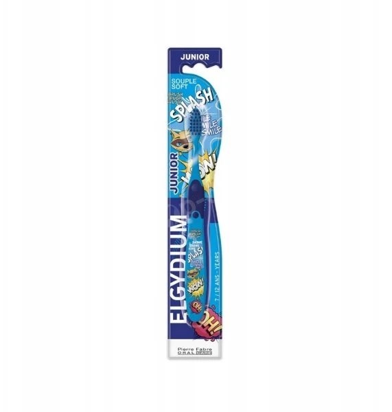 Elgydium Elgydium, Junior Splash, Dantų šepetėlis, Mėlyna Unisex