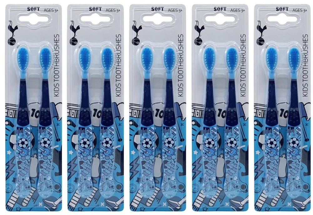 Elgydium Set Duo, EPL, Tottenham Hotspur, dantų šepetėlis, mėlynas, 2 vnt. vaikams
