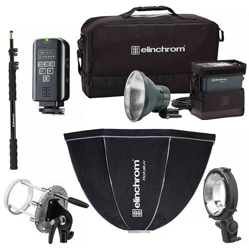 Elinchrom ELB 500 TTL studijos rinkinys – portretinis rinkinys su vienu žibintuvėliu