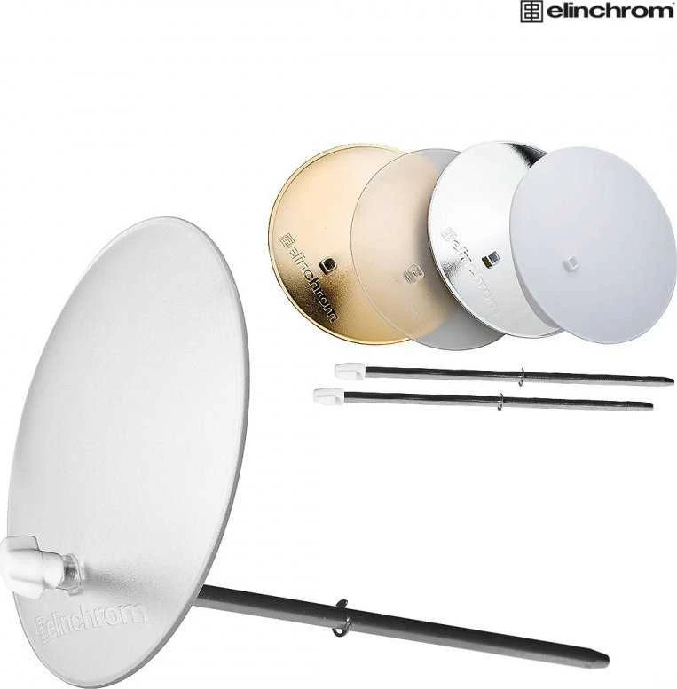 Elinchrom Elinchrom „Softlite“ sidabrinis grožio indelis su atšvaitu, 44 cm