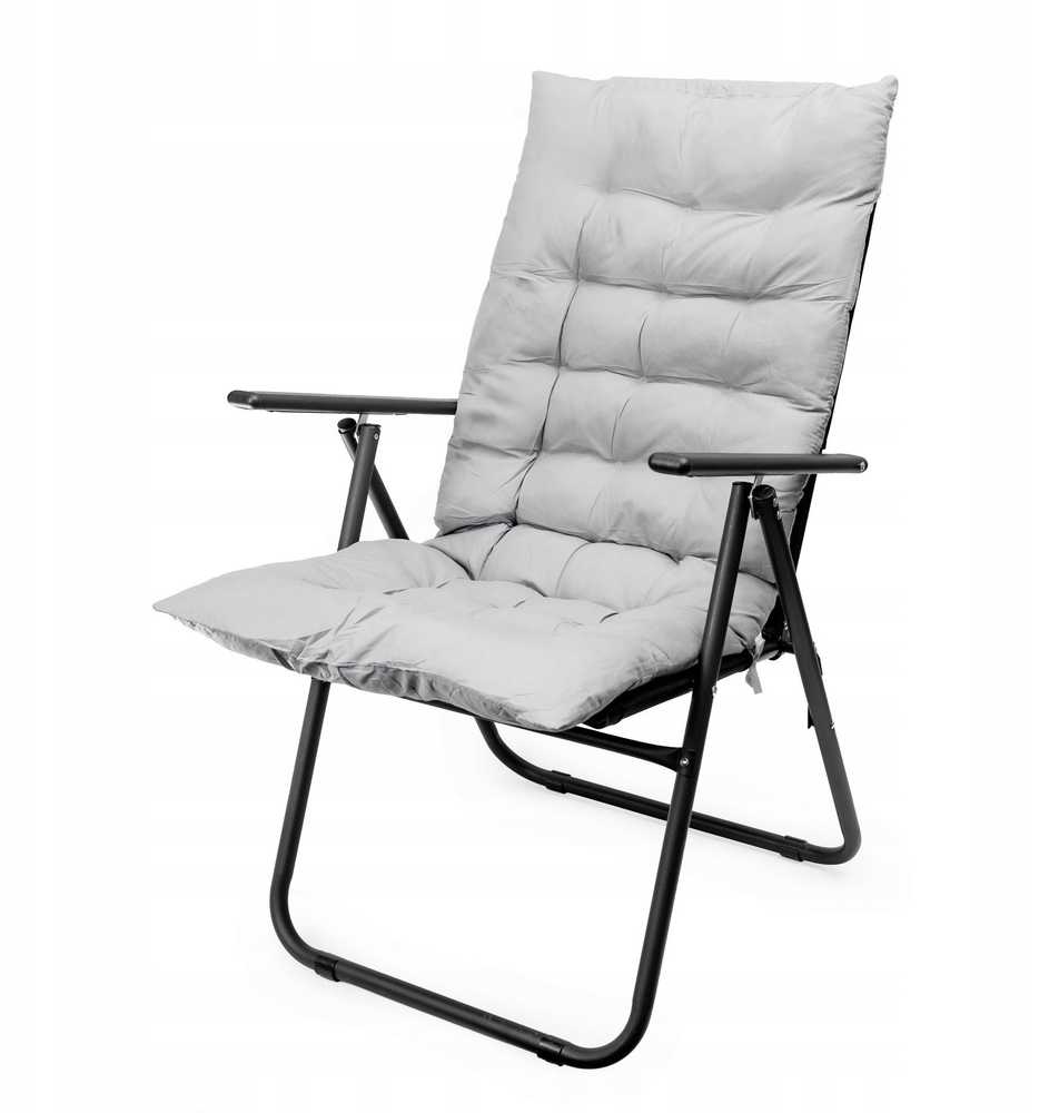 Elior PLATINET MATRESS PAD FOR CAMPING CHAIR NAKŁADKA NA Kėdė CAMPINGOWE 105X50X6 CM Pilkas 46141