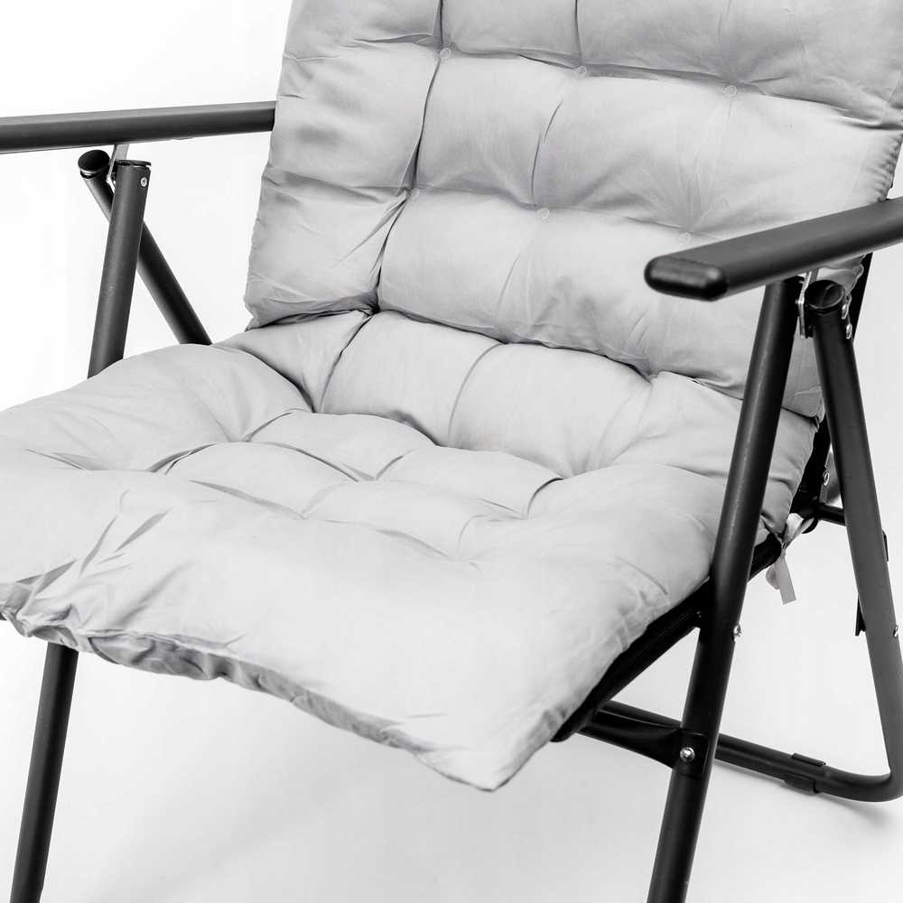 Elior PLATINET MATRESS PAD FOR CAMPING CHAIR NAKŁADKA NA Kėdė CAMPINGOWE 105X50X6 CM Pilkas 46141