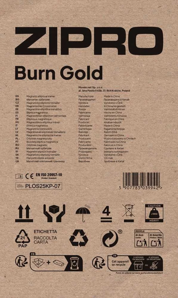 Elipsinis treniruoklis Zipro Burn Gold