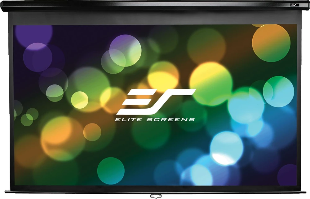 Elite Screens | Manual Series | M113UWS1 | Įstrižainė 113" | 1:1 | Matomo vaizdo plotis (W) 203 cm | Juodas
