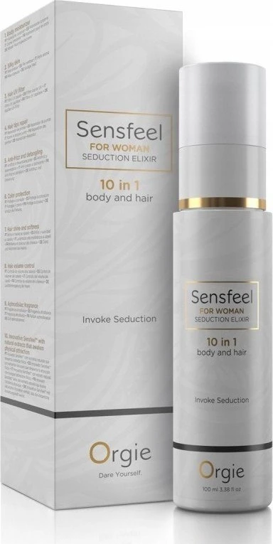 Orgie - Sensfeel moterims feromonų gundymo eliksyras 10 viename 100 ml