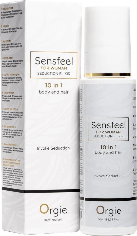 Orgie - Sensfeel moterims feromonų gundymo eliksyras 10 viename 100 ml