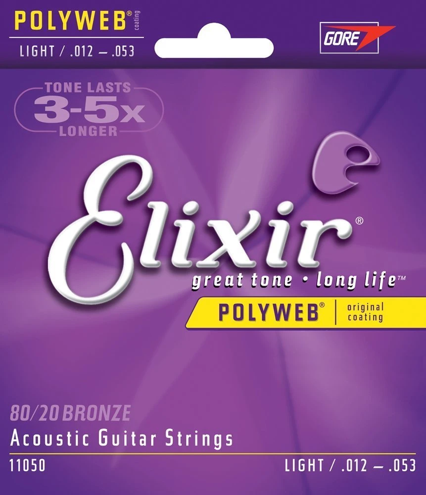 Eliksyras Stygos ak. gitarai Eliksyras 11050 0.012-0.053 Bronze Polyweb